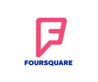 foursquare新标志logo设计含义品牌策划vi设计介绍