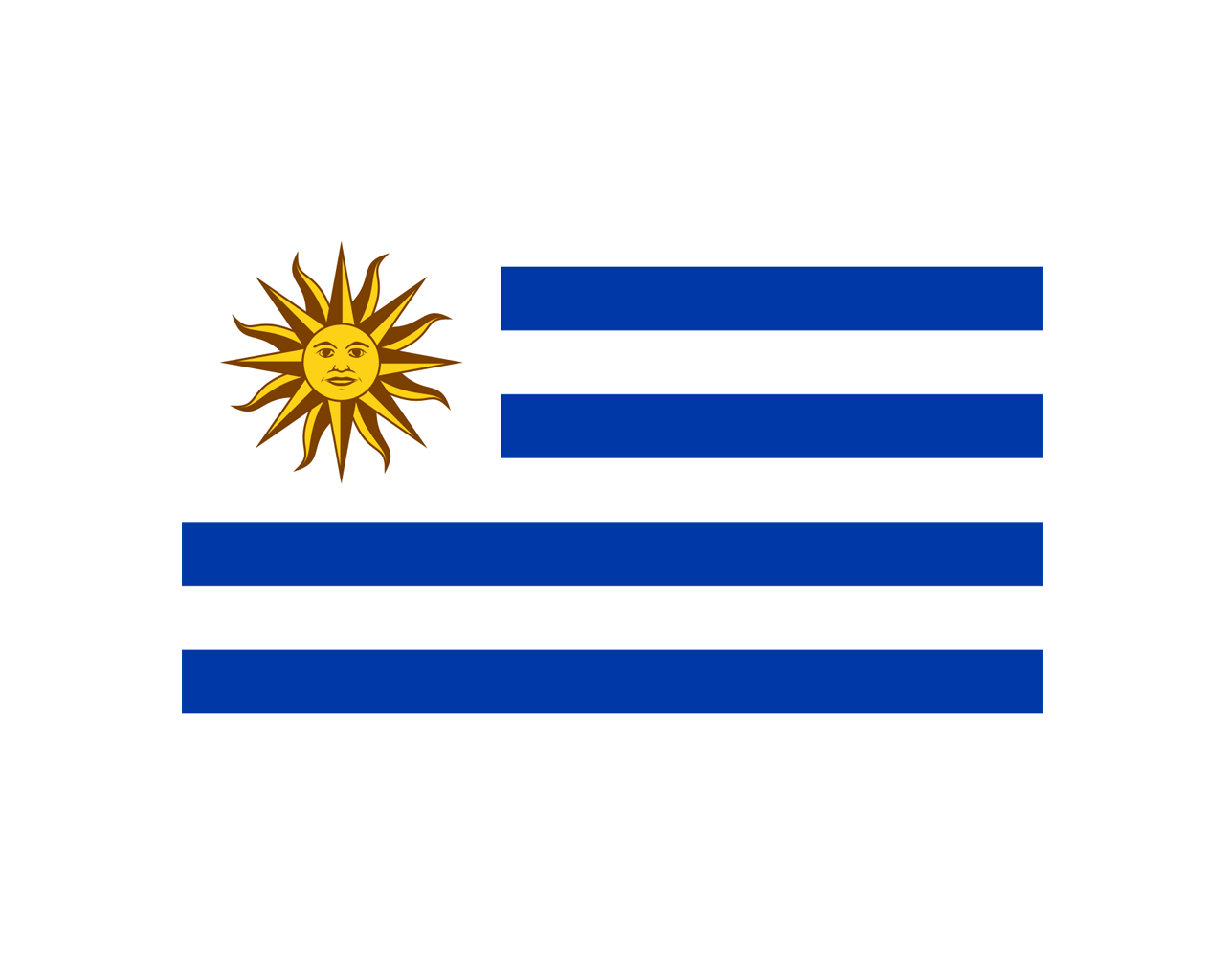 乌拉圭国旗标志logo设计含义 品牌策划vi设计介绍
