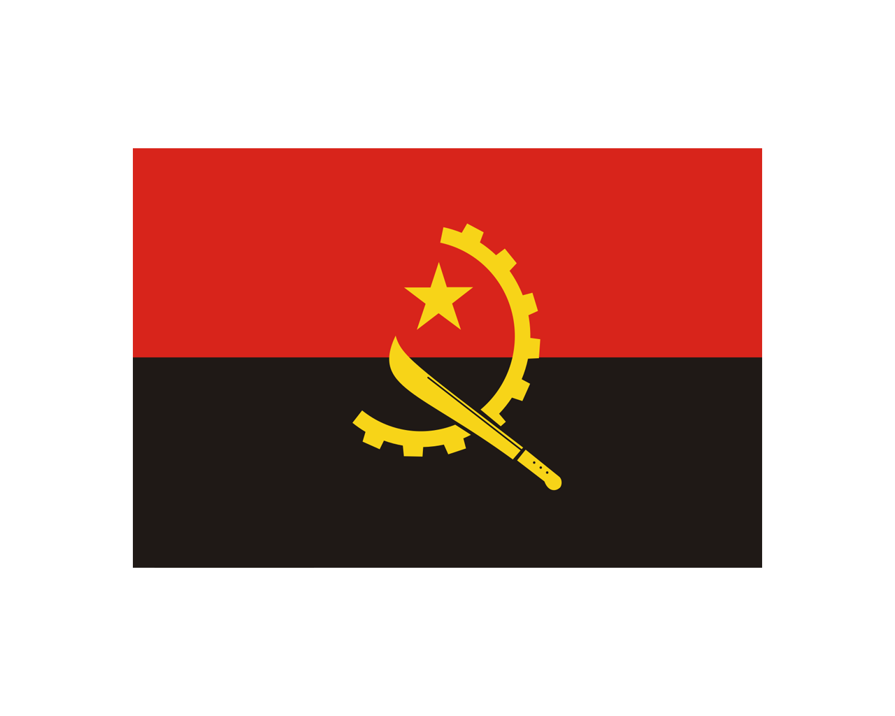 安哥拉国旗标志logo设计含义,品牌策划vi设计介绍