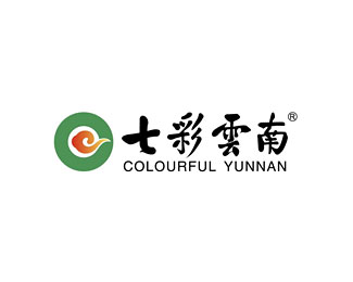 七彩云南标志logo设计含义,品牌策划vi设计介绍